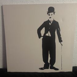 Charlie Chaplin Large Canvas 