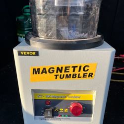 Vevor Magnetic Tumbler, 180mm, 2000 RPM, Jewelry Polisher Tumbler Finisher, Adjustable Direction & Time, 50+ Rings 