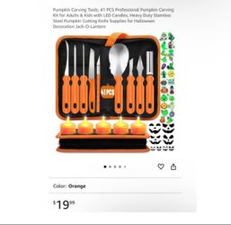 Brand new Pumpkin Carving Tools, 41 PCS