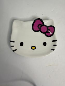 Hello Kitty White Serving Platter with Pink Bow