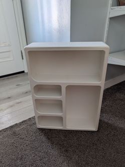 Modern White Cubby Organizer / Display Shelf