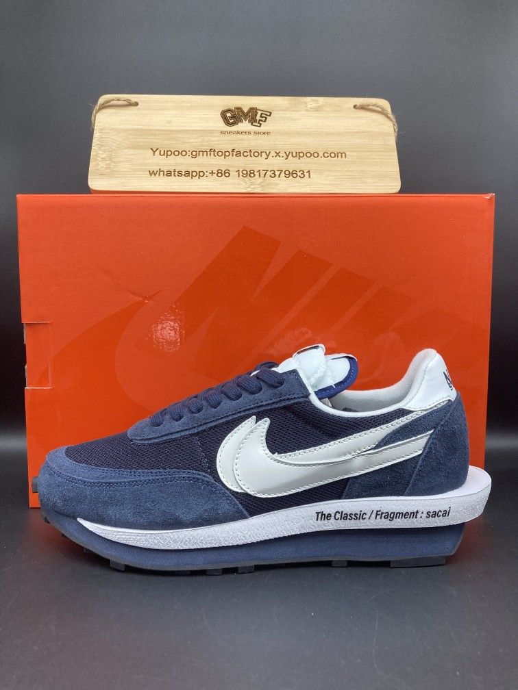 Fragment Design×Nike LDWaffle“Blackened Blue