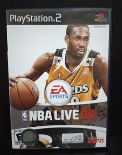 PS2 NBA Live 08 Game
