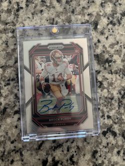 Brock Purdy Panini Prizm RC Auto Trading Card
