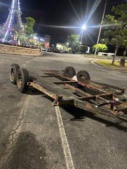 Home made car trailer