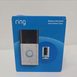 Ring Battery Doorbell and Indoor Cam Bundle
