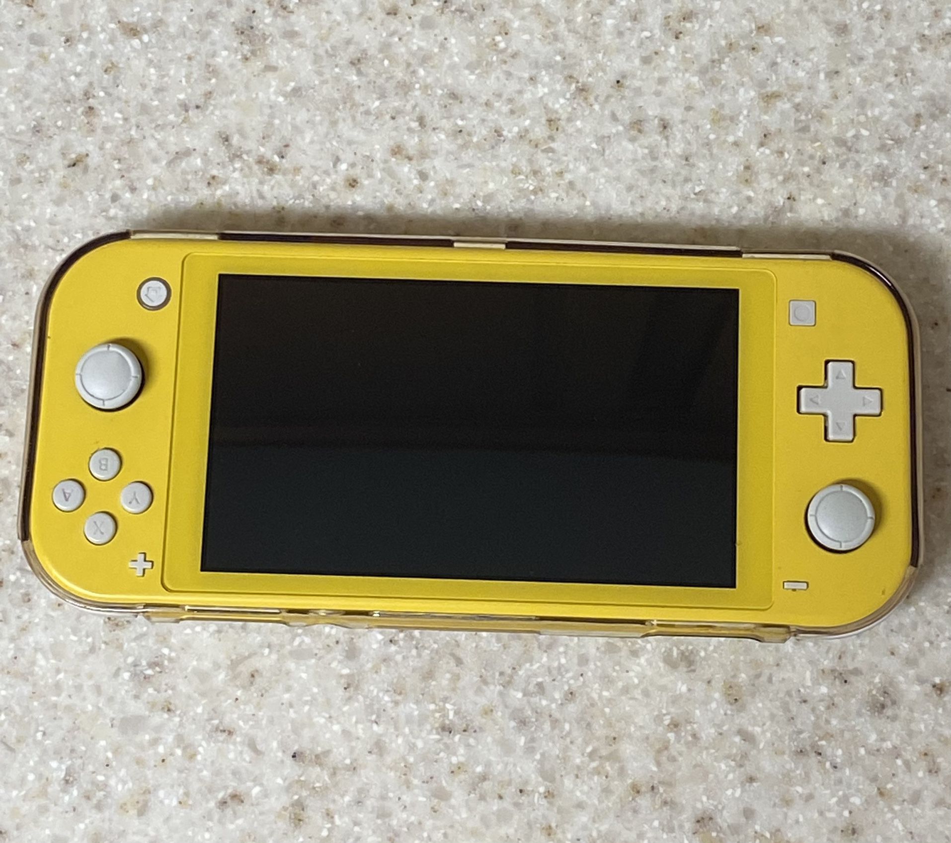 Nintendo Switch Lite Handheld Console Yellow Repair or part  Only
