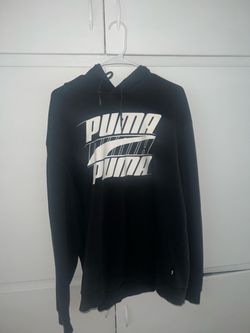 Puma Black Graphic Pullover Hoodie