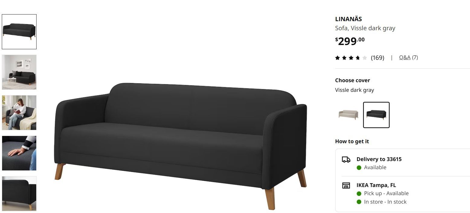 Sofa/ Chair/ Floor Lamp