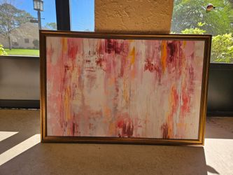 3 pieces of wall art.