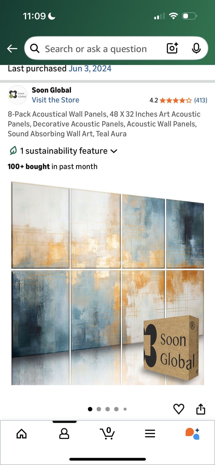 48“ X 32“ Sound Absorbers