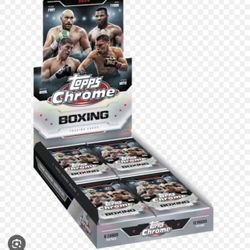 Topps Chrome 2024 Boxing Card Box