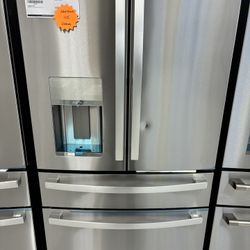 GE Profile 27.6 Cu. Ft. 4-Door French-Door Refrigerator In Stainless Steel