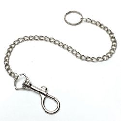 10.6" inch Snap Hook Key Chain Belt Loop Wallet Metal Chain Anti-Pickpocket
