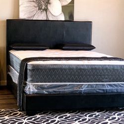 NEW FULL QUEEN KING SIZE BED WITH MATTRESS AND FREE DELIVERY 