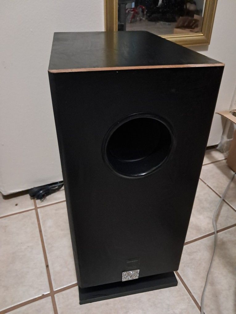 Sherwood Stereo Receiver And Onkyo Sub