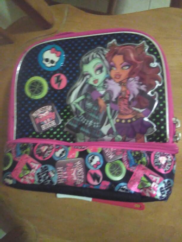 Monster high lunch bag
