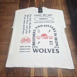 Darc Sport Men's White Graphic T-Shirt 