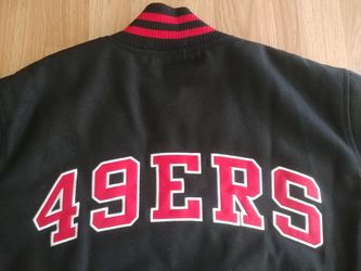 NEW San Francisco 49ers Wool Jacket Size LARGE