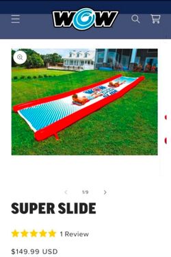 Heavy Duty Slip and Slide - super slide