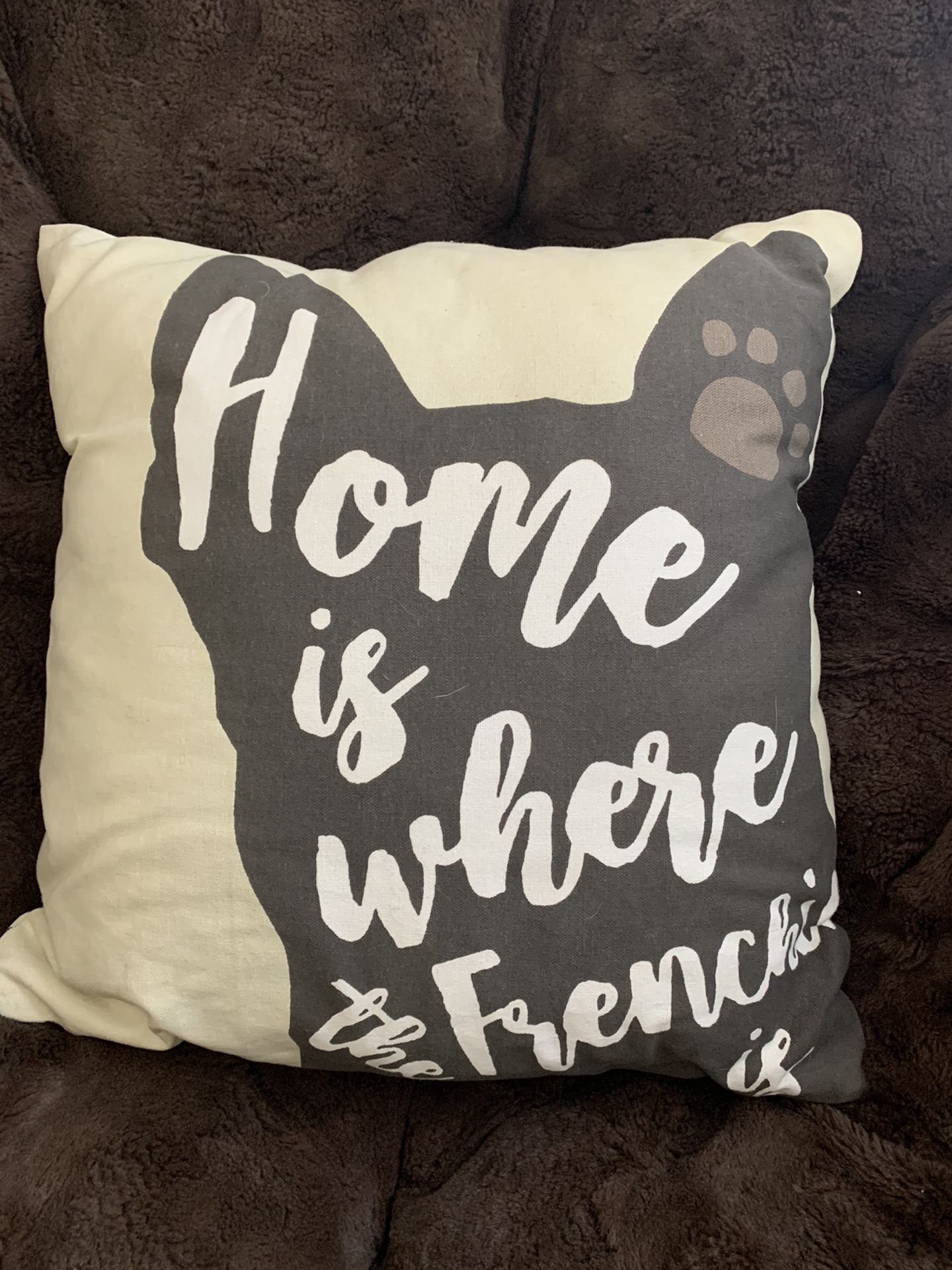 French Bulldog Decor Pillow