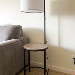 Lamp With Table Attached