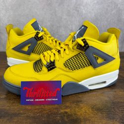 Air Jordan 4 Retro Lightning 2021 Size 12.5 CT8527-700 Men’s Sneakers OG Rare