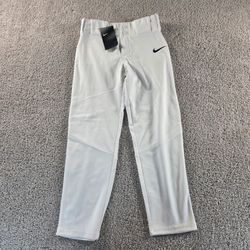 Nike Baseball Boys Small White Pants 747237 100 Vapor Pro Youth Lightweight New
