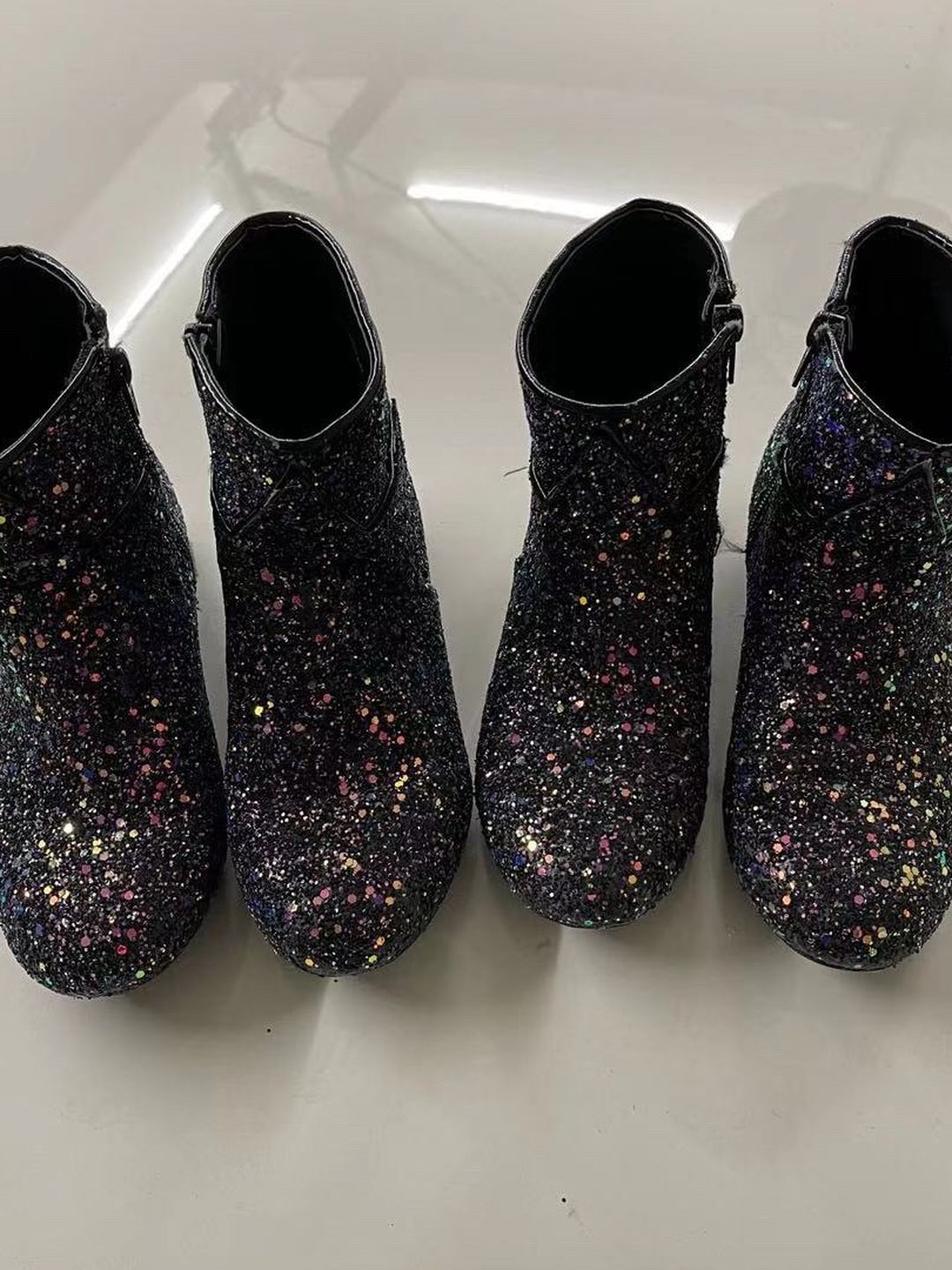 Two Pairs Of Girls boots Size 1&2