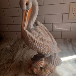 FITZ & FLOYD HUGE VINTAGE PELICAN