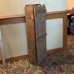 Vintage Ammunition Wood Crate $60