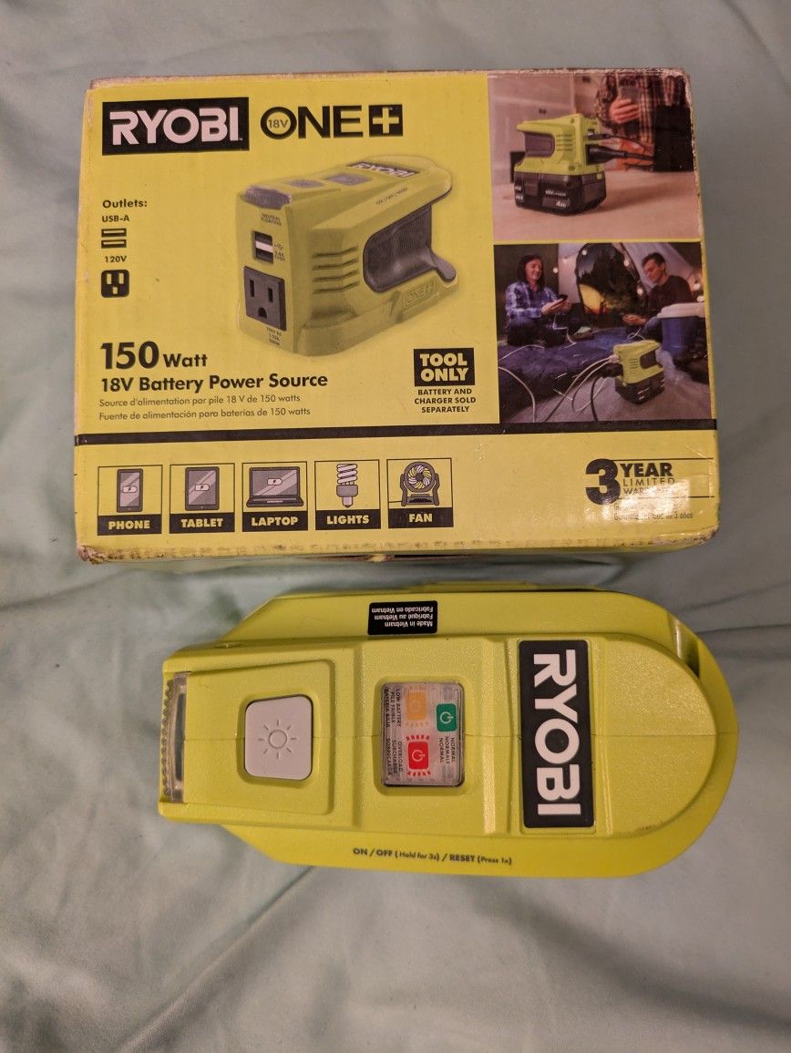 Ryobi Power Source 18v Tool Only