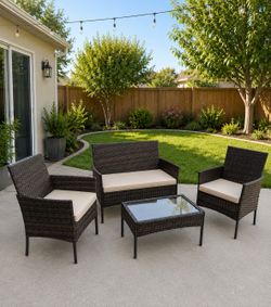 Outdoor Assembled 4pc patio set