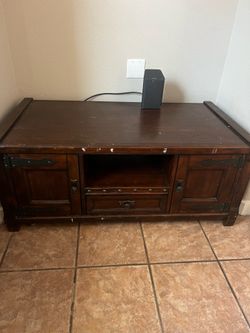 Wooden tv stand