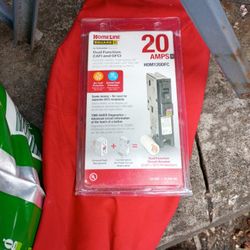 HOME LINE SQUARE D 20 AMP CIRCUIT BREAKERS