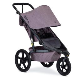 NEW! BOB Alterrain single jogging stroller in Lilac with Chicco infant car seat adapter