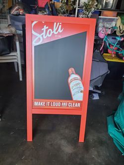 Stoli Chalkboard