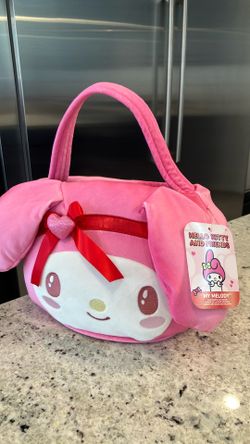 NEW Sanrio My Melody Valentine’s Day Plush Bucket Basket – Hello Kitty & Friends