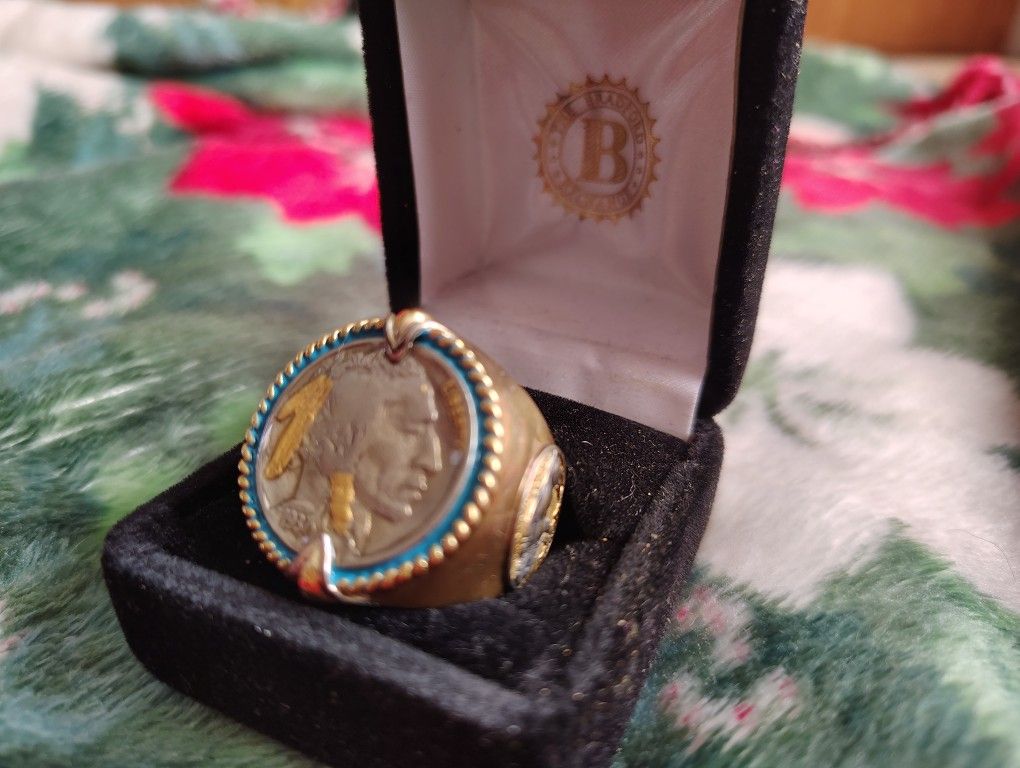 1937 Buffalo Nickel Ring