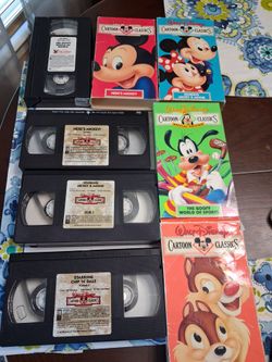 Disney Classic Cartoon VHS movie-Lot of 4