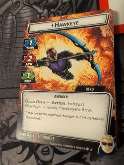 Marvel Champions LCG Hawkeye Hero Cards Only!