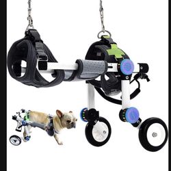 Adjustable, Assist Small Pets with Paralyzed Hind Limbs to Recover Their Mobility Two Colour 5-Size (XS