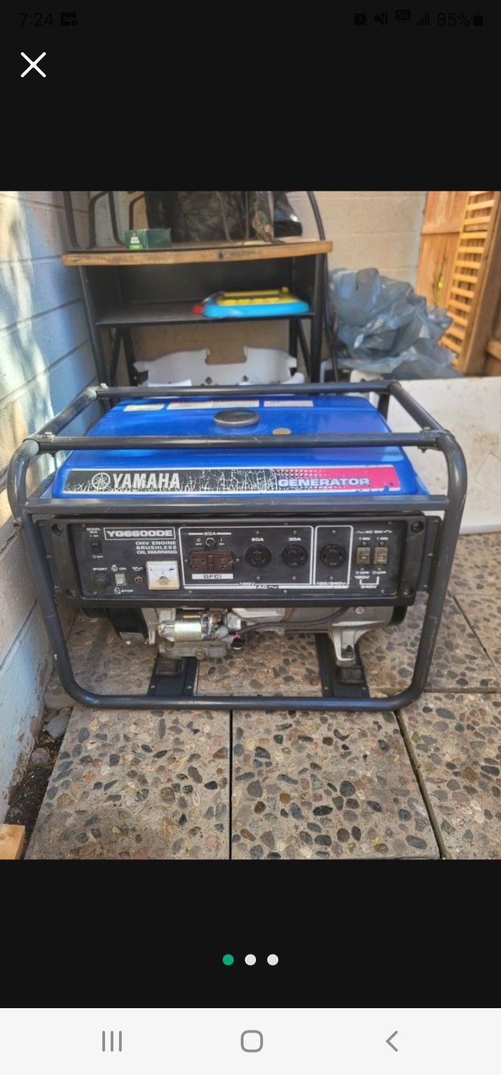 Yamaha Generator Yg6600de