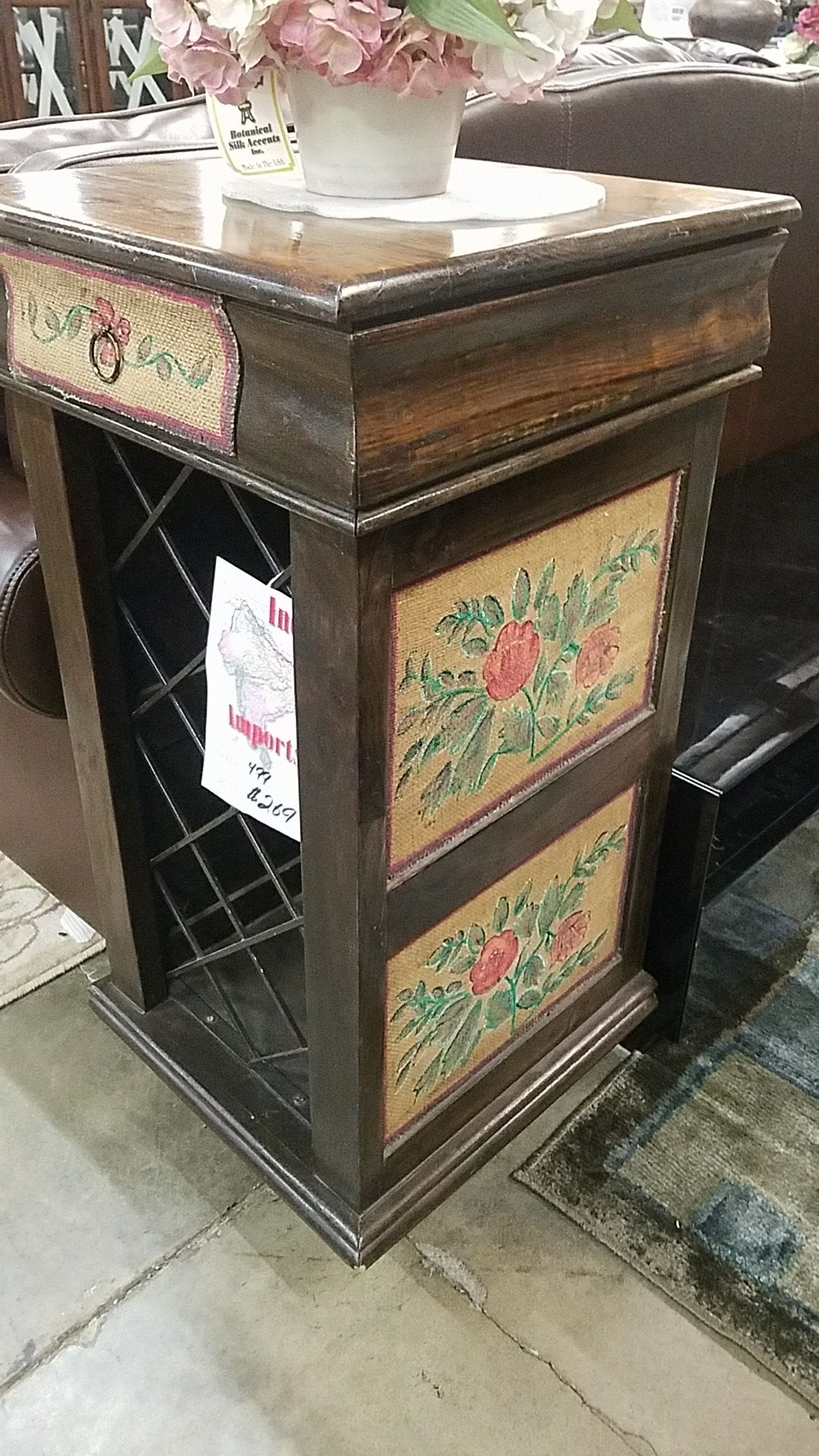 Wine rack imports from India