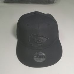 New Era Kansas City Chiefs Snapback Hats - Black/Black