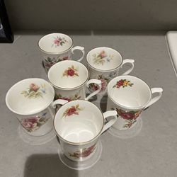 Antique Bone China Cups — Made In England 
