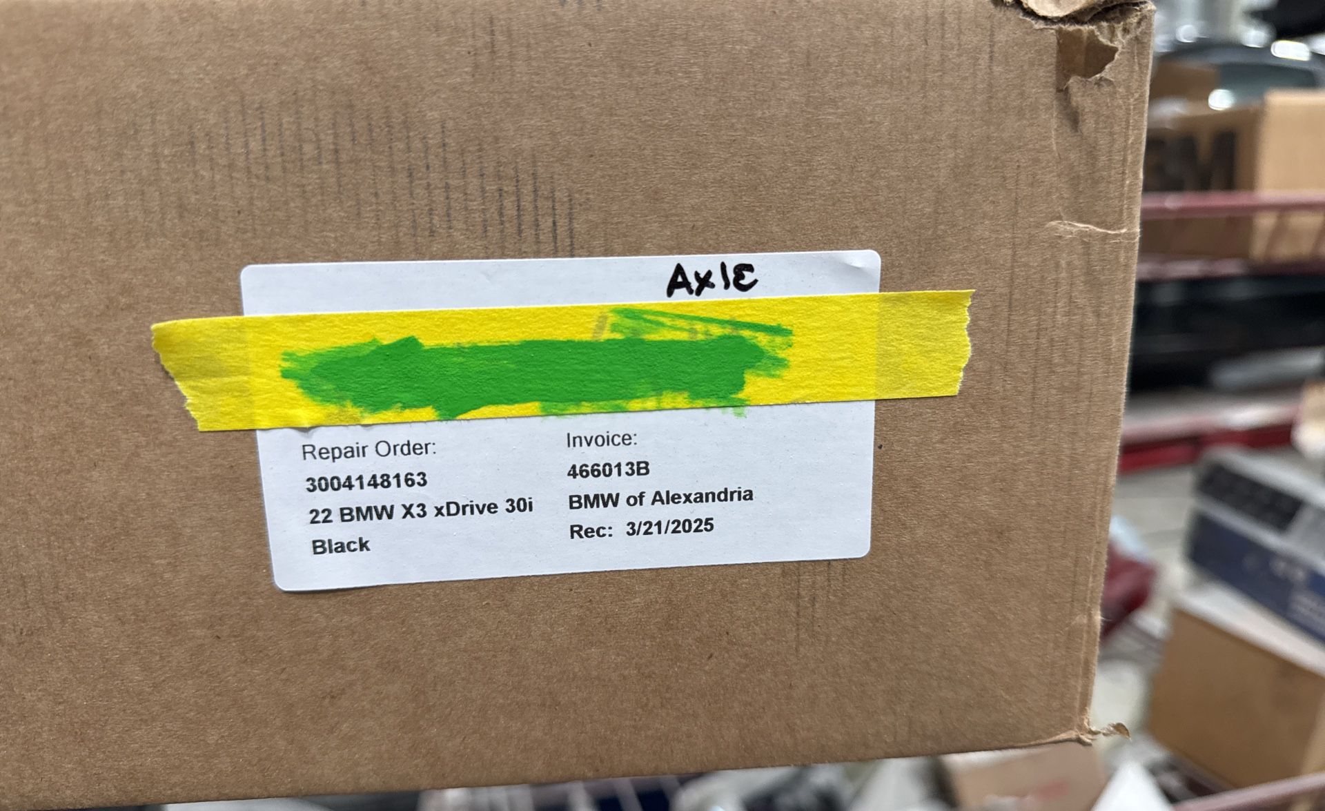 New 2022 BMW X3 Front Right Axle