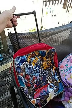 Transformers small little roller bag.
