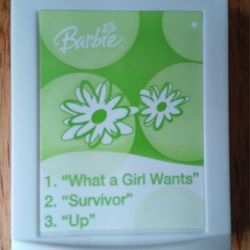 Barbie Matel Jam With Me Guitar  Song Cartridge  What A Girl Wants,  Survivor,  Up
