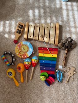 Wooden Musical Instruments set for kids